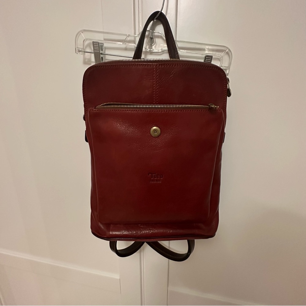 Italian Leather Backpack - Picture 7 of 14